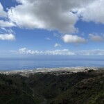 Blick von Gubia nach La Gomera