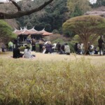 Maler im Shinjuku Gyoen Park