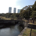 Rikyu Garden - Stadtblick Rikyu Garden - Stadtblick