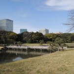 Rikyu Garden - Stadtblick Rikyu Garden - Stadtblick