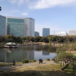 Rikyu Garden - Stadtblick Rikyu Garden - Stadtblick