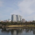 Rikyu Garden - Stadtblick Rikyu Garden - Stadtblick