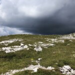 Schon ein paar dunkle Wolken