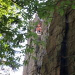 Beim nachsichern im Battert