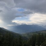 Gewitter im Hintergrund