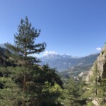 Blick vom Klettergebiet bei Prelle