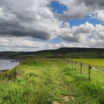 Hübsche Wanderwege - Blick auf Ravenscar Hübsche Wanderwege - Blick auf Ravenscar