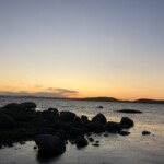 Abendstimmung an der Küste Abendstimmung an der Küste