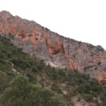 Blick auf den Klettersektor Klettersektor