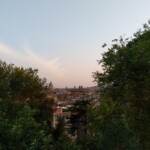 Ausblick von oberhalb des Piazza del Popolo Ausblick von oberhalb des Piazza del Popolo