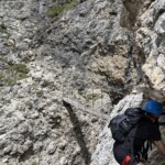 Die Brücke des Klettersteig