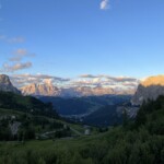 Alpenglühen Richtung Fannes