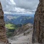 Abstieg vom Rifugio Forcella Pordoi