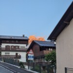 Alpenglühen nach dem Regen