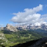 Bezzo di Mecodi & Monte Pelmo mit Wolken