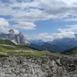 Monte Pelmo & Ciavetta mit Wolken