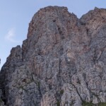 Da ging es rauf - Sas de Mesdi