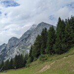 Blick zurück zum Gipfel