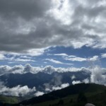 Wolken, Sonne, Berge...