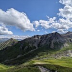 Den Kamm sind wir vorher gelaufen