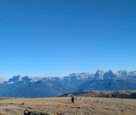 Die Dolomiten von der Sarner Scharte